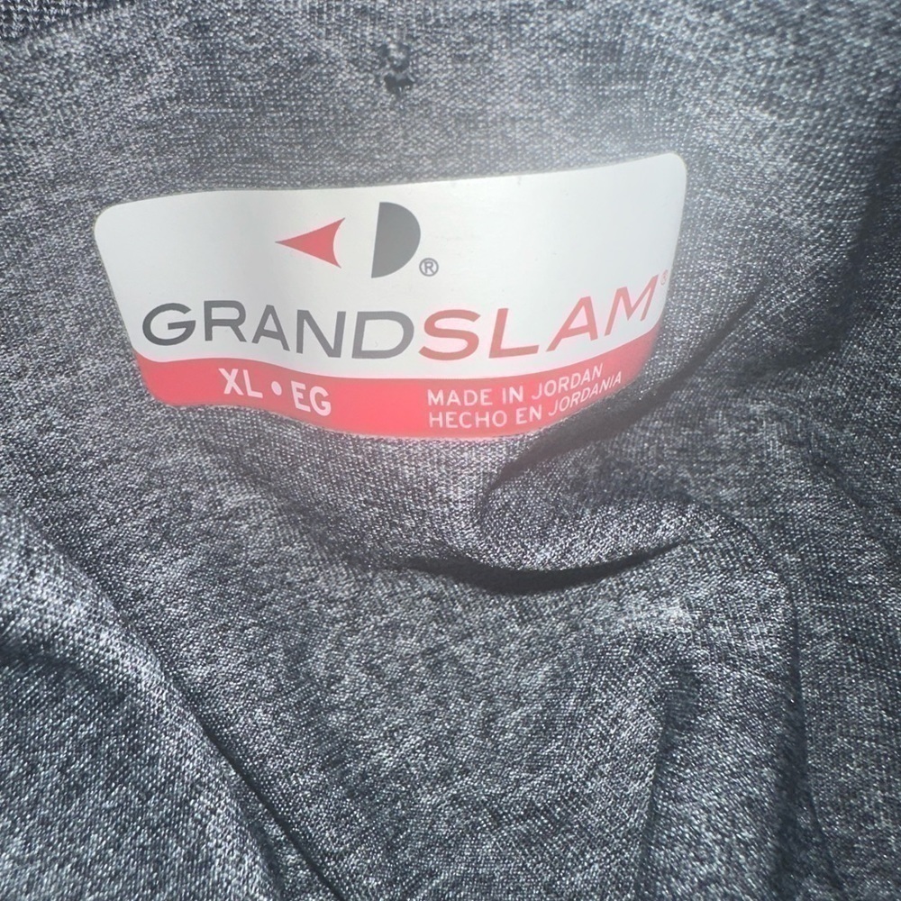 Men’s pre own as is Grand Slam golf polo shirt size XL grey - Picture 3 of 3
